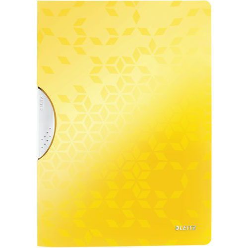 CHEMISE COLOR CLIP WOW - EN POLYPROPYLÈNE - BLANC - LEITZ