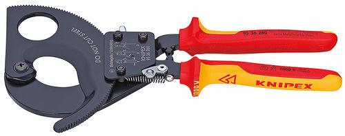 Coupe-câble isolé 1000V - longueur 280mm - diam. 52mm - pour câbles alu-cuivre - Knipex KNI9536280_0