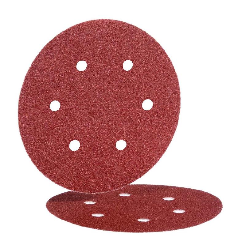 Disque papier velcro bw115 de 150mm 6 trous grain 120 boîte de 100 - HERMES - 6381108 - 855275_0
