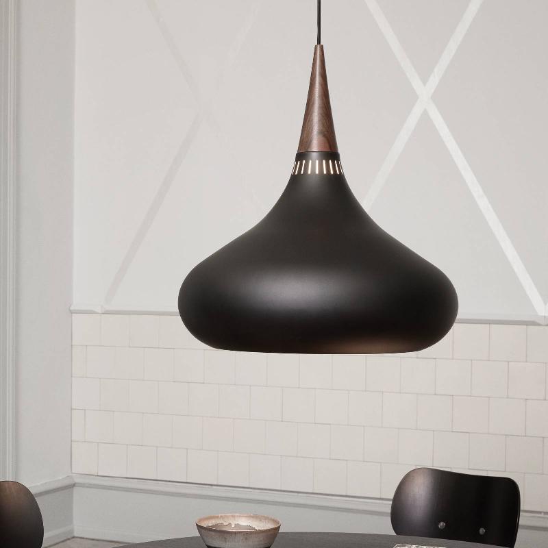 FRITZ HANSEN ORIENT P3 SUSPENSION NOIR/ROSE Ø 50CM