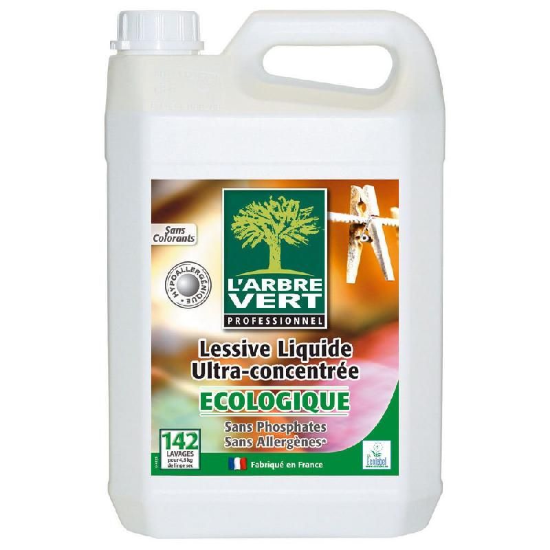 L'ARBRE VERT L'ABRE VERT LESSIVE LIQUIDE 5 L BIDON Comparer les prix de L'ARBRE  VERT L'ABRE VERT LESSIVE LIQUIDE 5 L BIDON sur Hellopro.fr