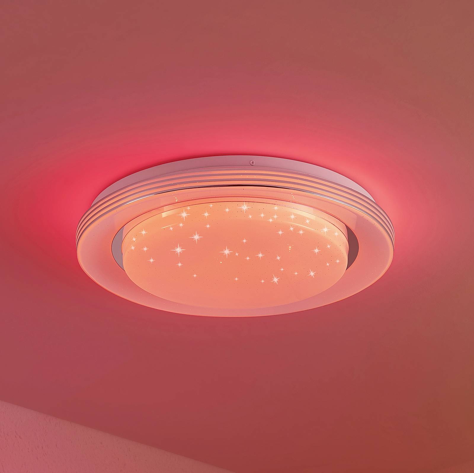 LINDBY SMART PLAFONNIER LED MIZUNI, TUYA RGBW CCT 38 CM