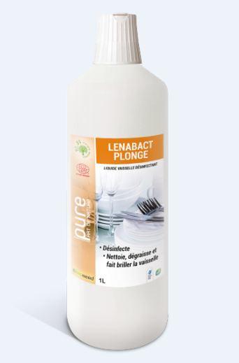 Lenabact plonge - Liquide vaisselle désinfectant à l'huile essentielle d'arbre à thé - 1L - H406_0