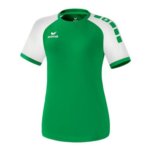 MAILLOT DE FOOT FEMME - ERIMA - ZENARI 30 ÉMERAUDE/BLANC