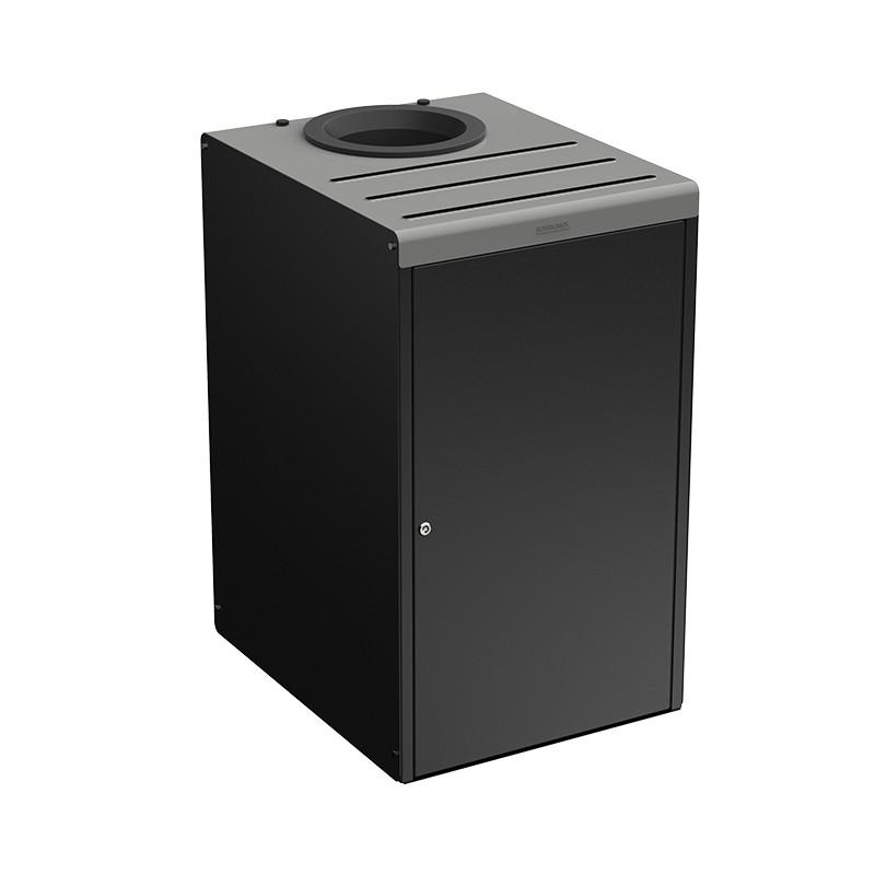 Meuble de tri sélectif ALITRI 90L - ROSSIGNOL - Couvercle gris clair_0