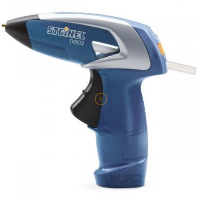 Neo2 Bleu - Pistolet à Colle Chaude Sans Fil - Steinel Vertrieb GmbH - Accu Li-ion - Prêt en 15 Secondes_0