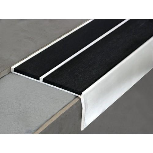 NEZ DE MARCHE E2 EN ALUMINIUM AVEC BANDE ANTIDÉRAPANTE NOIRE ISBA - 2,7M DINAC