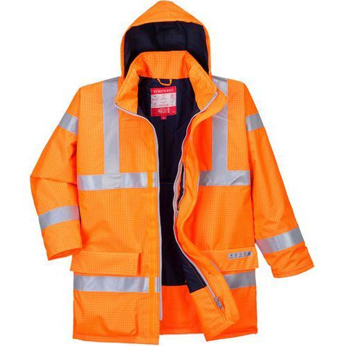 PARKA BIZFLAME RAIN HAUTE VISIBILITÉ S778 ORANGE L - PORTWEST