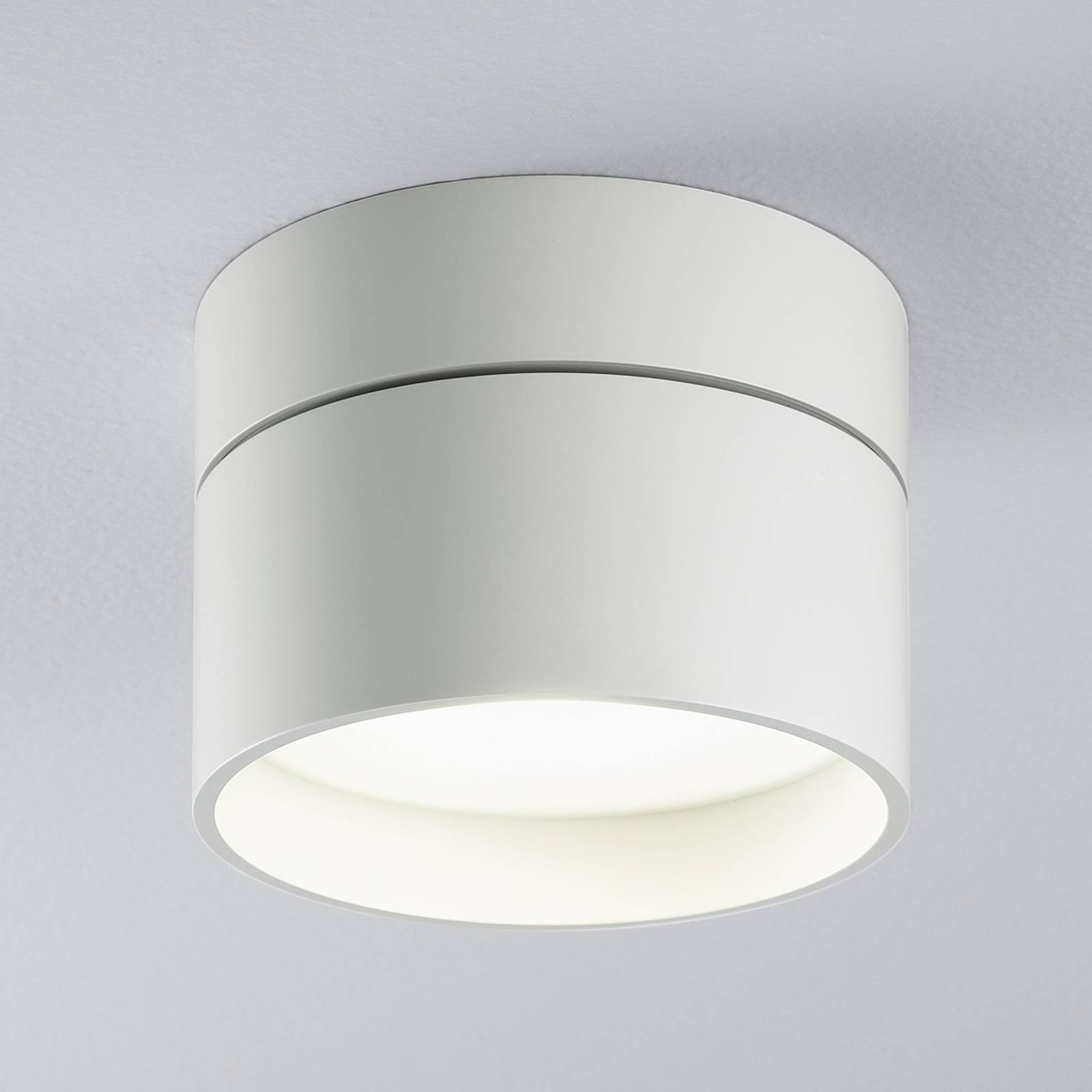 EGGER LICHT EGGER DLS PLAFONNIER LED PIPER, Ø 11 CM, BLANC