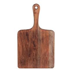 Planche à découper manche strié 44x25 cm Wild -  Marron Rectangle Bois Table Passion 44x25 cm - marron Bois massif 3106238650080_0