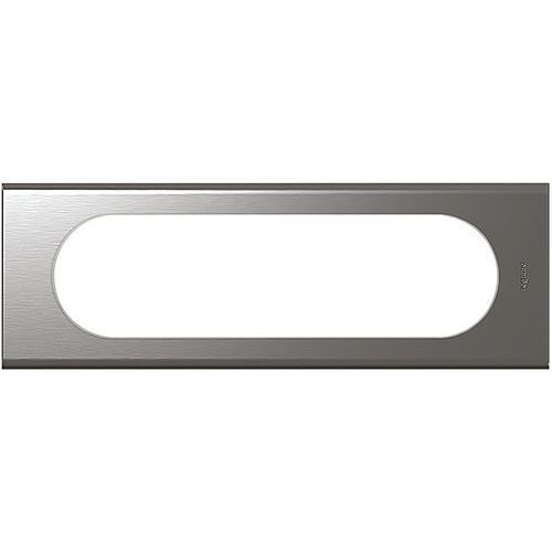 PLAQUE CÉLIANE MATIÈRES 6 À 8 MODULES -FINITION INOX BROSSÉ - LEGRAND