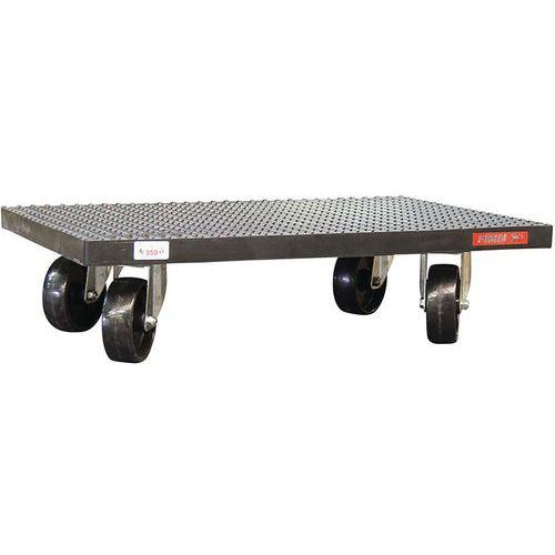 PLATEAU ROULANT 350KG CAOUTCHOUC 60X60CM - FIMM