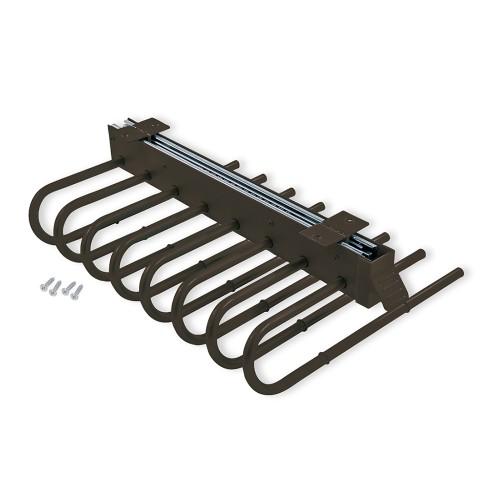 PORTE PANTALONS EXTRACTIBLE - MOKA - CÔTÉ GAUCHE EMUCA
