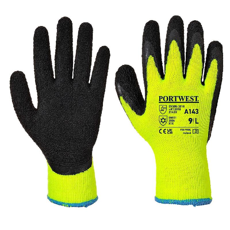 Portwest Gants thermique Soft Grip Jaune/Noir XL - Taille 10 - 10 jaune multi-matériau 5036108252695_0