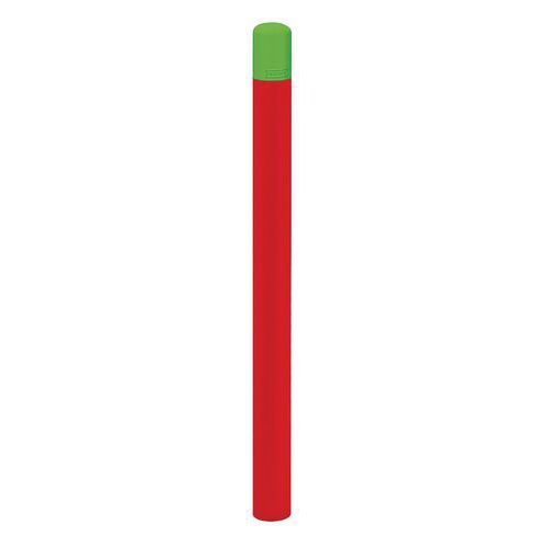 POTELET CARREFOUR ÉCOLE Ø76 MM - ROUGE 3020/VERT 6018 - PROCITY