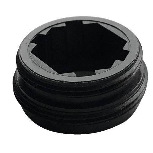 RÉDUCTION PLASTIQUE NOIRE MÂLE 24 X MÂLE 22 - SANS JOINT NEOPERL