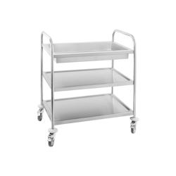 Royal Catering - Royal Catering RCGW 1 Chariot de Vaisselle Charriot de Service Desserte (Capacité de Charge Statique : 500 kg, Espacement des - 4250_0