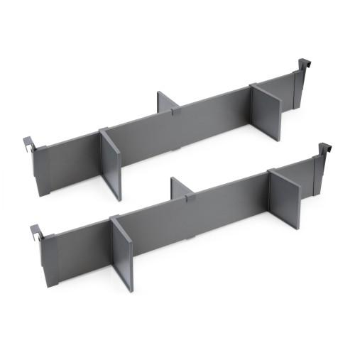 SÉPARATEUR POUR TIROIR - RÉGLABLE - GRIS - 900 MM - VERTEX CONCEPT EMUCA