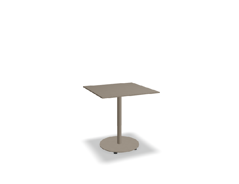 Table de café carrée 70x70 BOLT - marron_0