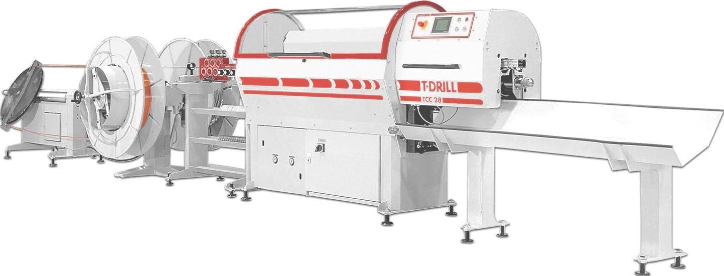TCC-28 - Coupe industrielle T-Drill - Machine automatique pour tubes 1,5–22 mm - Aluminium, Cuivre, Acier_0