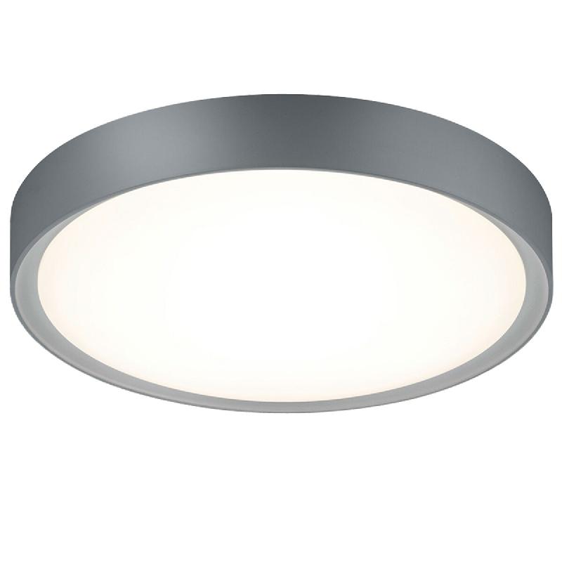 Trio LED plafonnier RL175, plafonnier salle de bain IP44, ampoule incluse - argenté plastique 64979_0