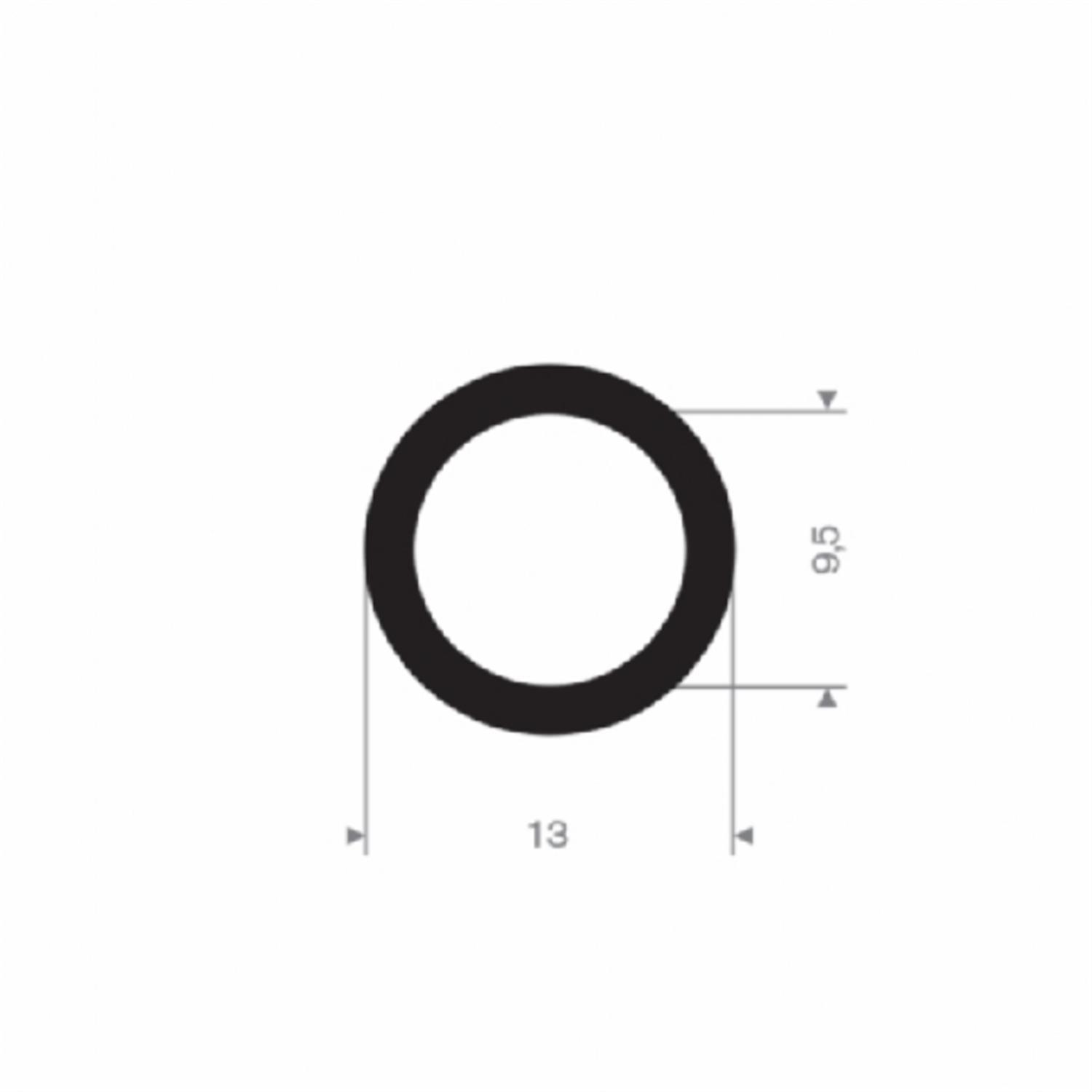 TUBE CAOUTCHOUC EPDM 9.5 - 13 MM