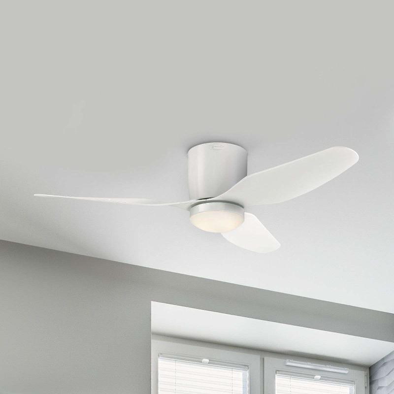 WESTINGHOUSE VENTILATEUR DE PLAFOND LED CARLA, SILENCIEUX, 117 CM, BLANC