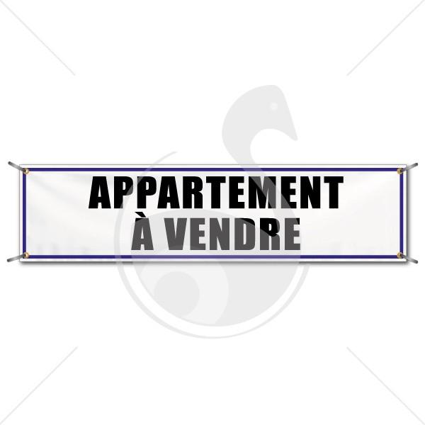 BÂCHE PUBLICITAIRE - APPARTEMENT À VENDRE_0