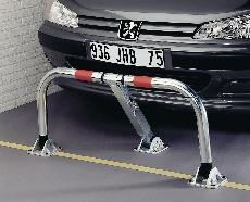 BARRIÈRE DE PARKING AVEC AMORTISSEURS CYLINDRE EUROPÉEN L=105 CM - MANUTAN COLLECTIVITÉS