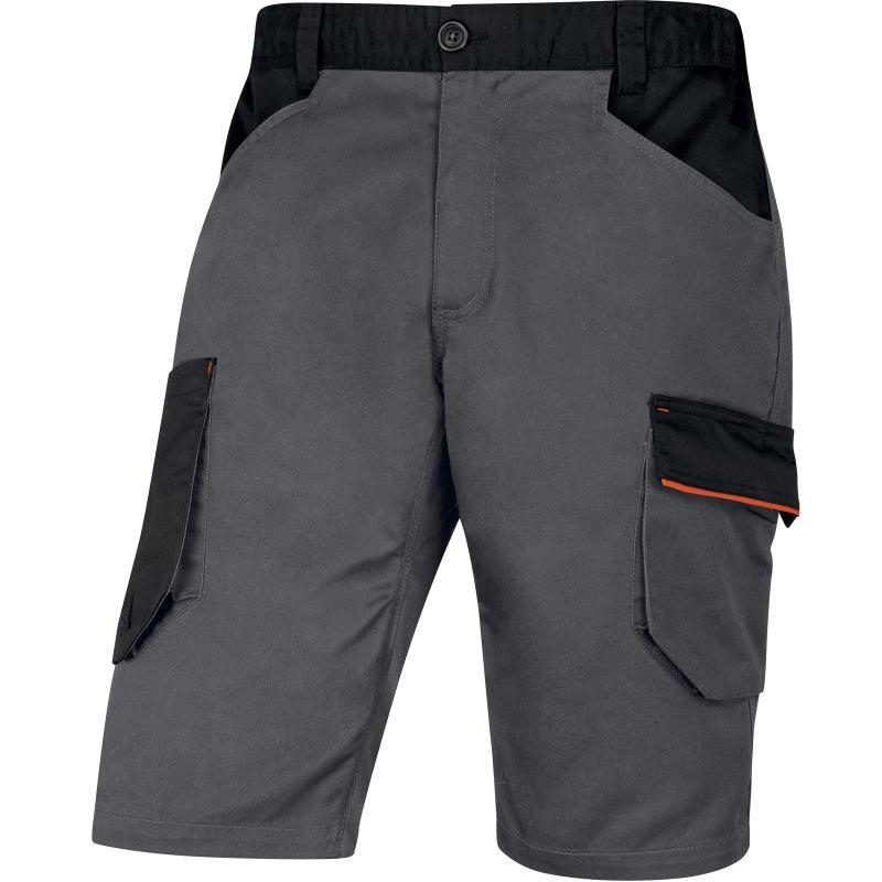 BERMUDA DE TRAVAIL MACH2 V3 MULTIPOCHES GRIS/ORANGE TS - DELTA PLUS - M2BE3GOPT