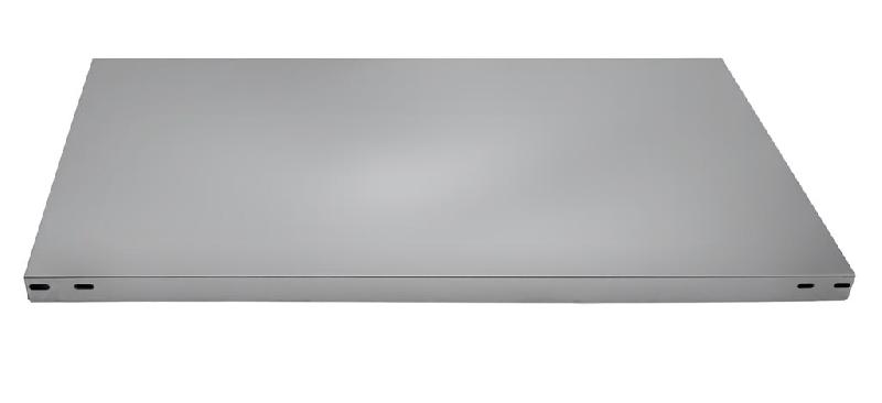 BITO Tablette en inox adapté au contact alimentaire, pour rayonnage du même type  x 1000 x 400, tablettes fermées - inox 49-52931_0