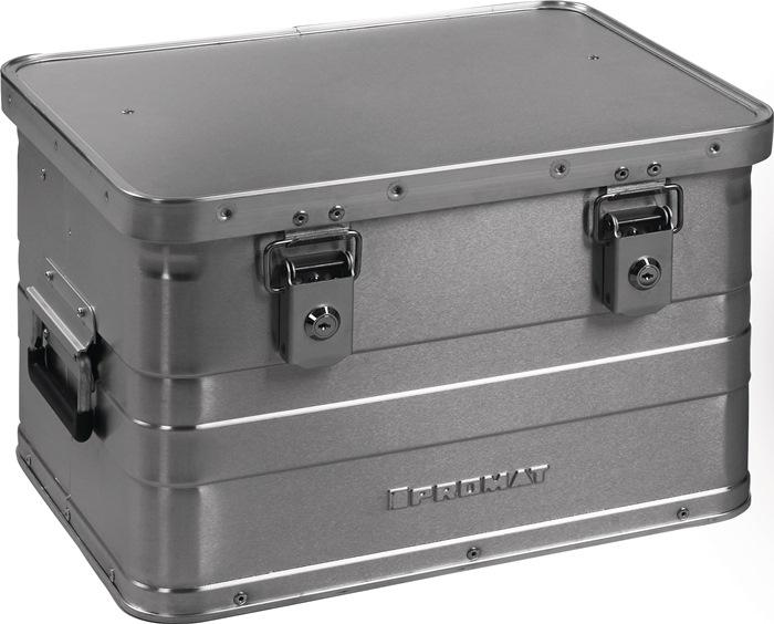 Boîte en aluminium L430xl330xH275 mm 29 l avec fermoir déclic et serrure cylindre PROMAT_0