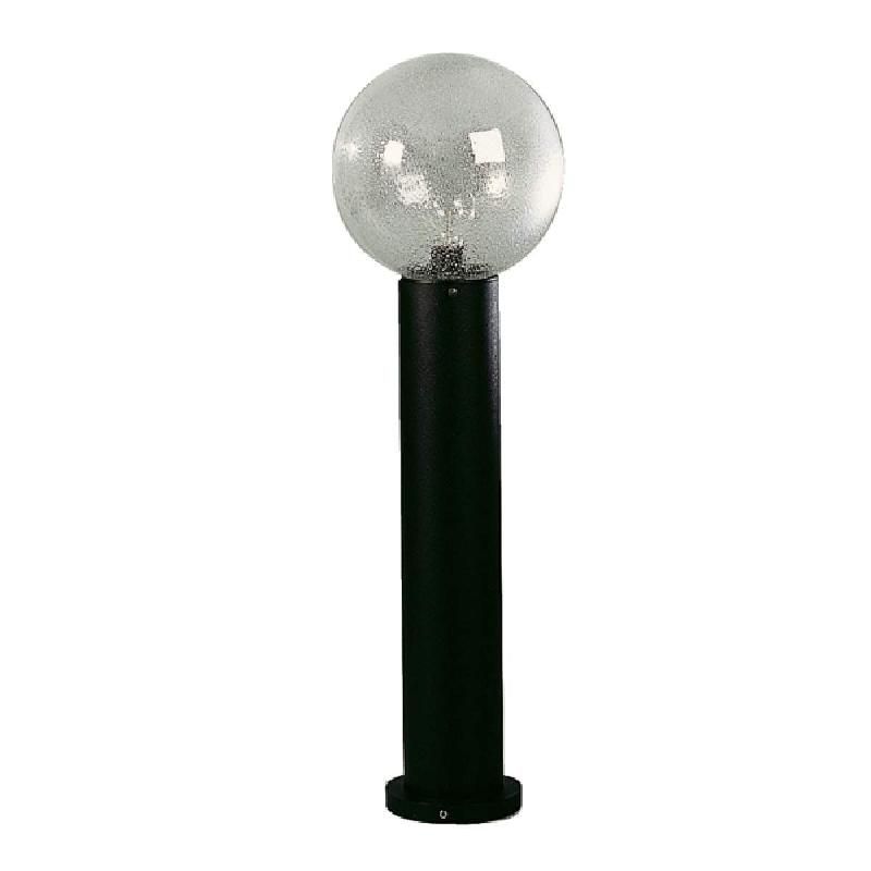 ALBERT LEUCHTEN POTELET NOIR EN VERRE À BULLES