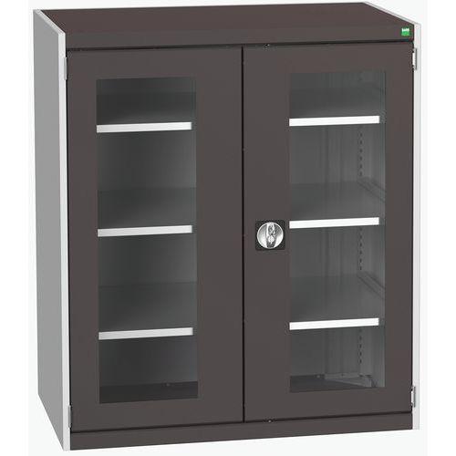 BOTT 1 ARMOIRE À PORTES TRANSPARENTES CUBIO 1050X650X1200MM - BOTT