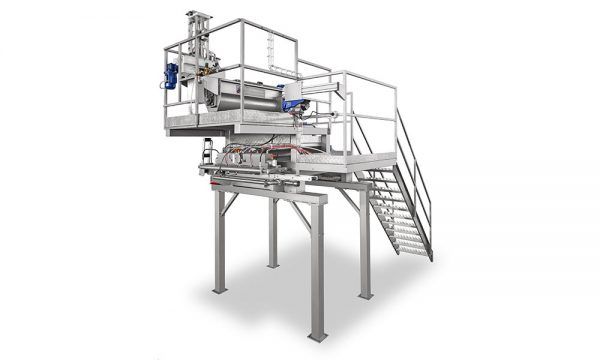 C300 - Machine à pâte professionnelle - Capacité 300 kg/h - Presse à double bac - Extrusion verticale_0
