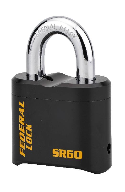Cadenas SR 60 mm à combinaison modifiable - Federal Lock - anse en acier au molybdène - haute résistance_0