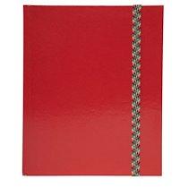 CARNET IDERAMA 220X170, 192 PAGES LIGNÉES - ROUGE