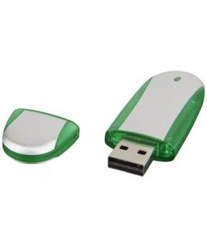 CLÉ USB OVALE - ARGENTÉ - CLÉS USB PUBLICITAIRES PERSONNALISÉES