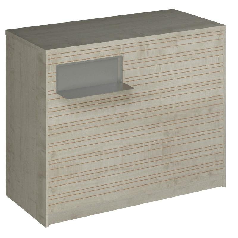 Comptoir Vertigo H T04nat. Spl.Gauche L120cm 2tabl.Couliss.4tab.Amovib.-érable_0