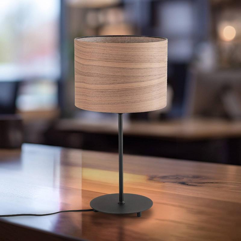 ENVOSTAR VENEER LAMPE DE TABLE NOIX Ø 25CM