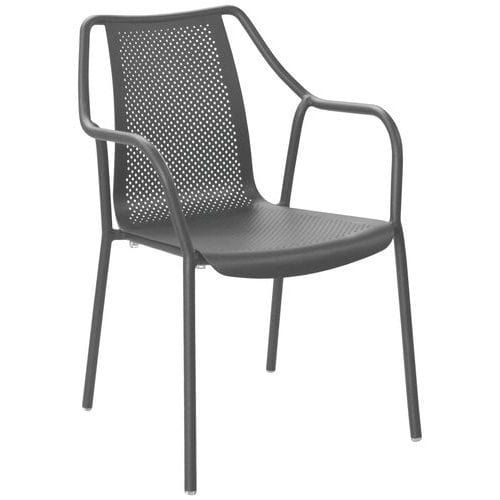 FAUTEUIL BARI ALU - GRIS - PROLOISIRS