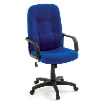 Fauteuil budget tissu bleu_0