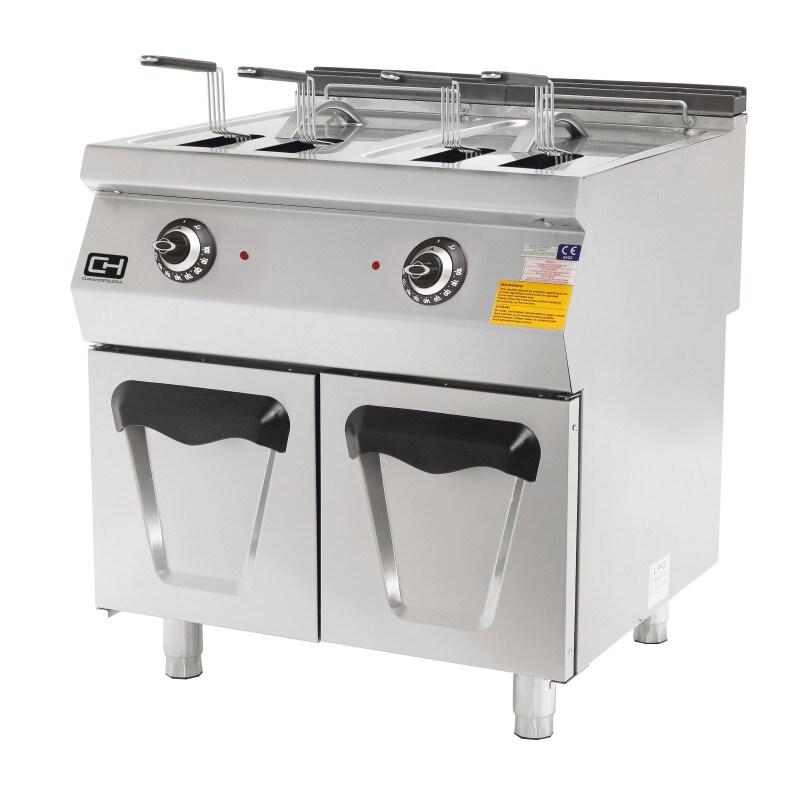 Friteuse électrique 24 + 24 Litres 2 x 18 kW 800x900x850h mm EMPPLS9FE020 Line 900 Istanbul - EMPPLS9FE020_0