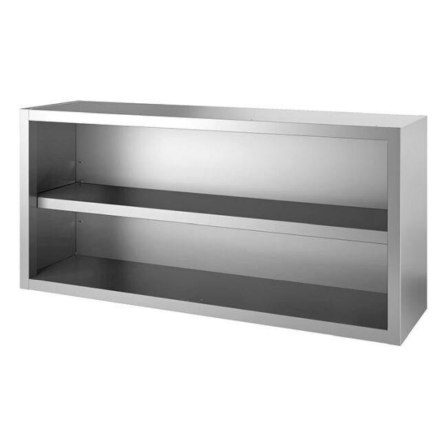 Gastro-Inox Armoire murale ouverte en acier inoxydable 1100x400x600mm - inox 7445908539574_0