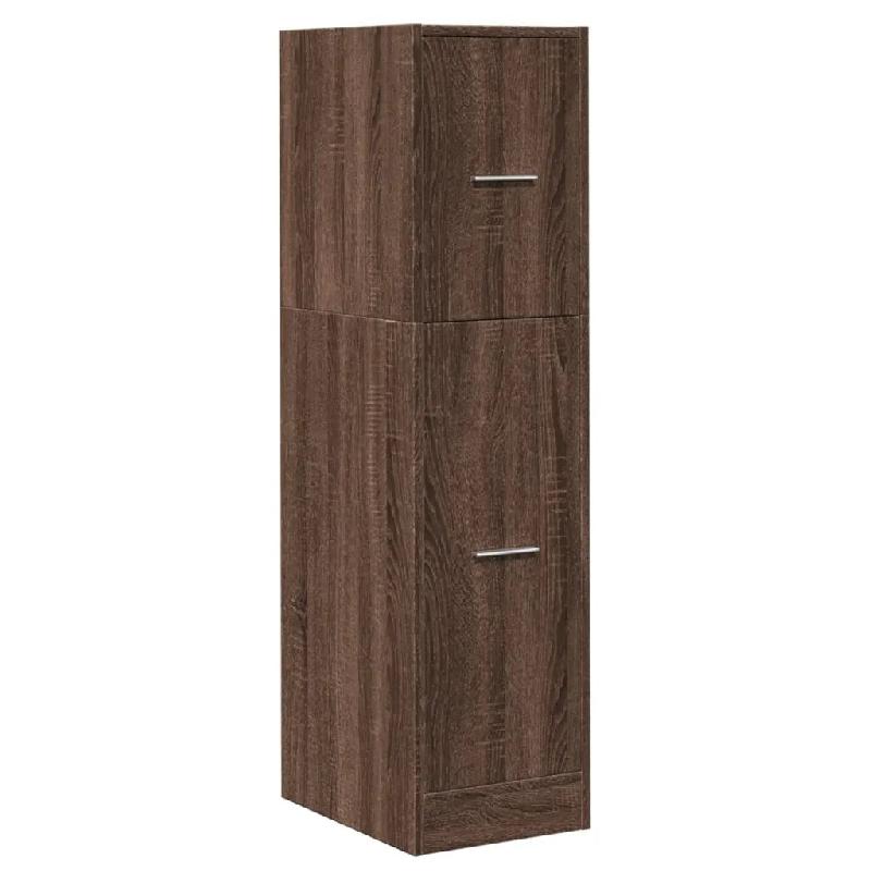Helloshop26 - Armoire d'apothicaire multifonctionnelle 30 x 41 x 118 cm rangement pratique style classique en bois d'ingénierie 02_0050616 - métal 3_0