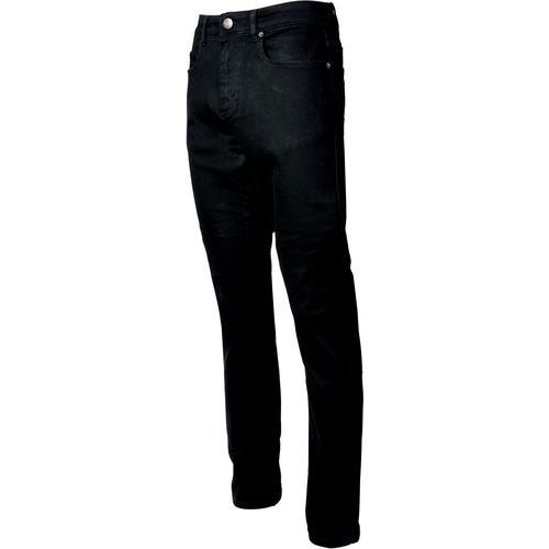 JEANS HOMME STRETCH NOIR EN TISSU SOUPLE TAILLE 38 À 54 - SINGER SAFETY