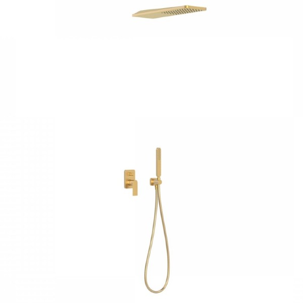 KIT DE DOUCHE ENCASTRÉ OR MAT LOFT COLORS - TRES 20018005OM