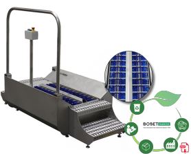 Lave-semelles GREENTECH - 70900 - Inox - Brosses rotatives - Sécurité intégrée_0