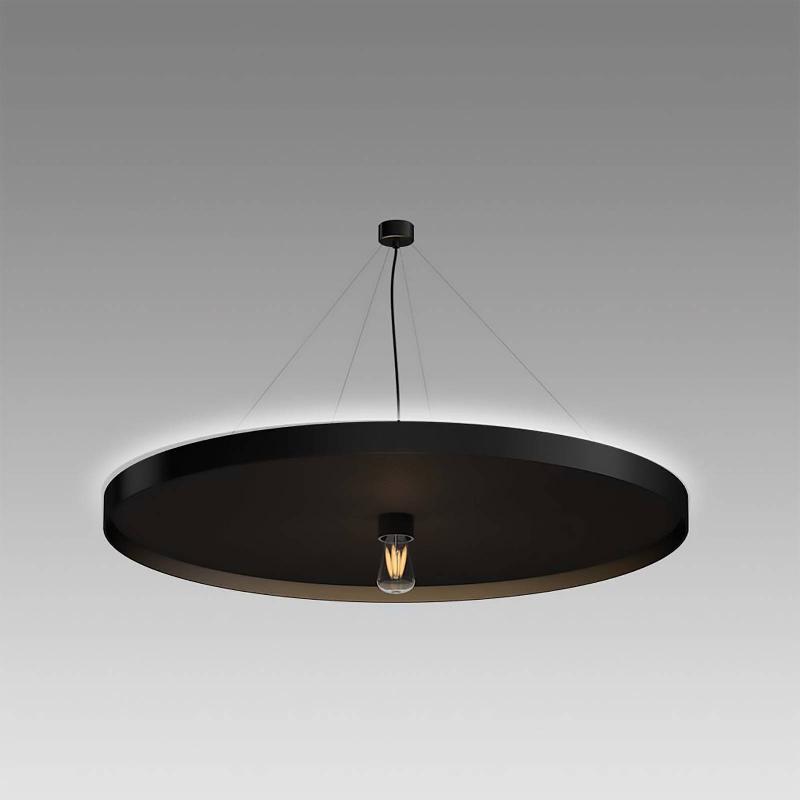 LED-WORKS AUSTRIA LEDWORKS SONO-LED ROUND E27 SUSPENSION CADRE NOIR