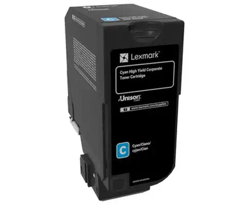 Lexmark 84C2HCE Cartouche de toner 1 pièce(s) Original Cyan_0